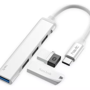 MULTIPUERTOS TIPO C A USB  4 EN 1 HAVIT HB41